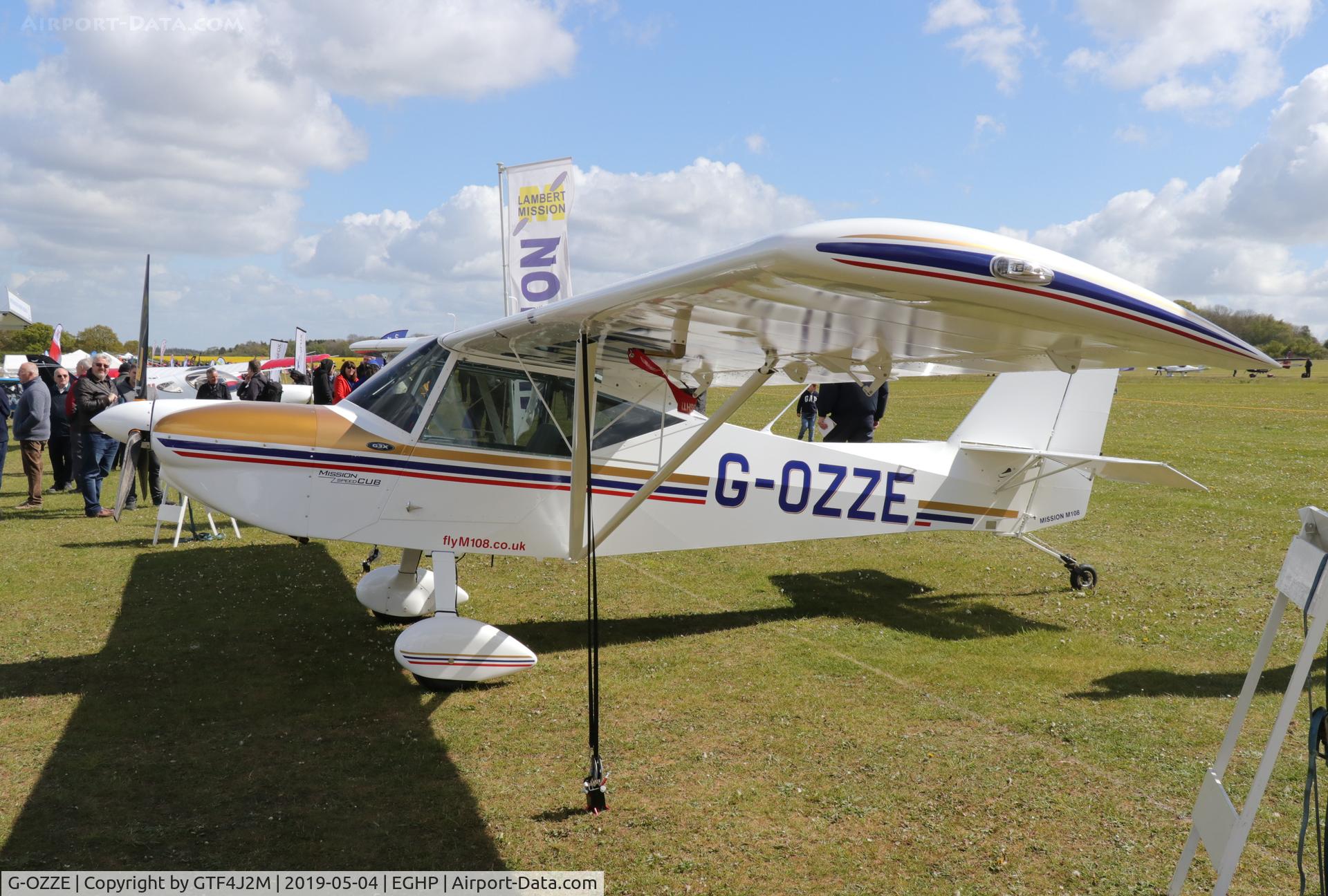 G-OZZE, 2011 Lambert Mission M108 C/N LAA 370-15089, G-OZZE  at Popham 4-5-19