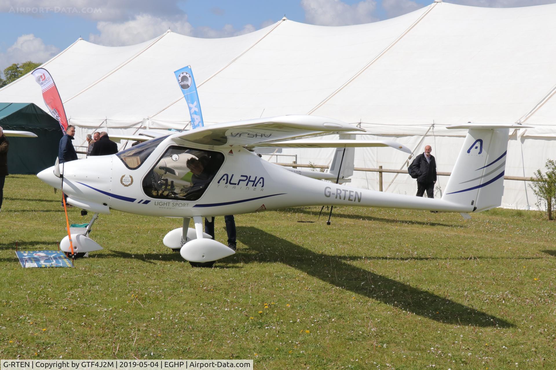G-RTEN, 2017 Pipistrel Alpha Trainer C/N 858 AT 912, G-RTEN  at Popham 4-5-19