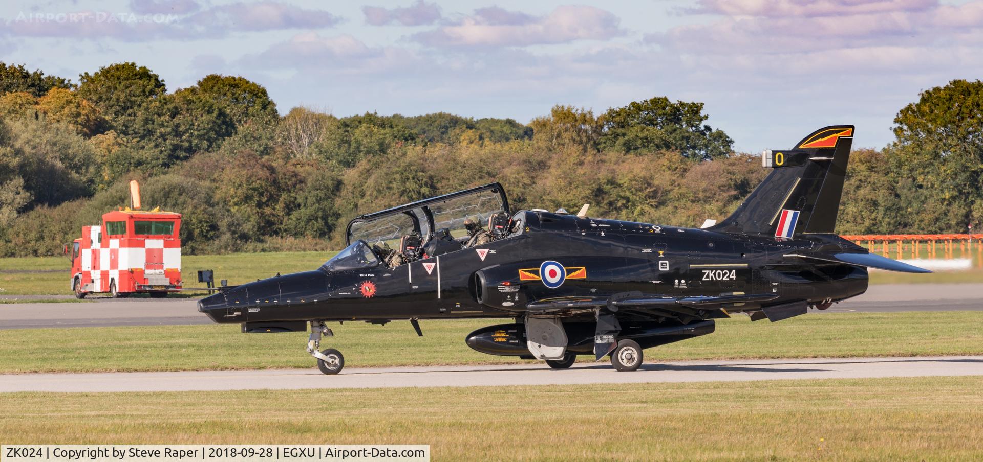 ZK024, 2009 British Aerospace Hawk T2 C/N RT015/1253, Visitor to Linton