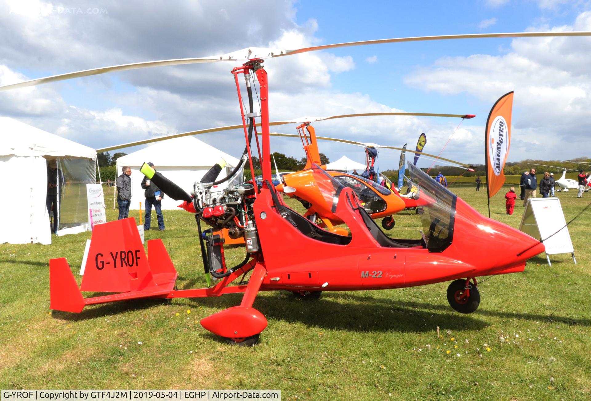 G-YROF, 2013 Magni Gyro M-22 Voyager C/N 22-13-8184, G-YROF  at Popham 4-5-19