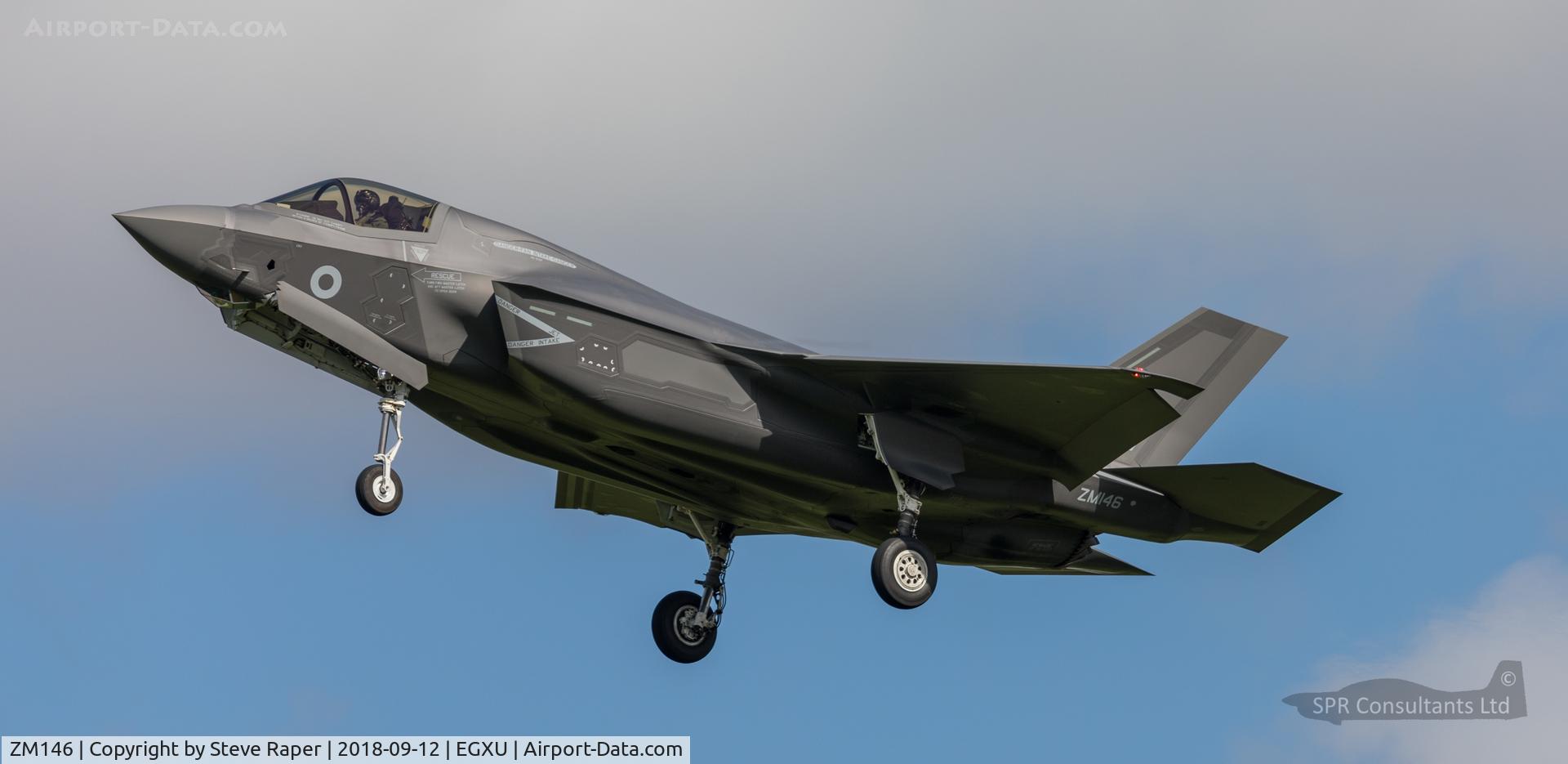 ZM146, 2017 Lockheed Martin F-35B Lightning II C/N BK-12, First visit to Linton MARHAM 85