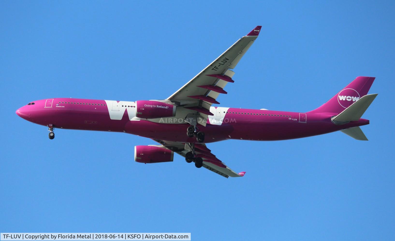 TF-LUV, 2015 Airbus A330-343 C/N 1607, WOW A330-300