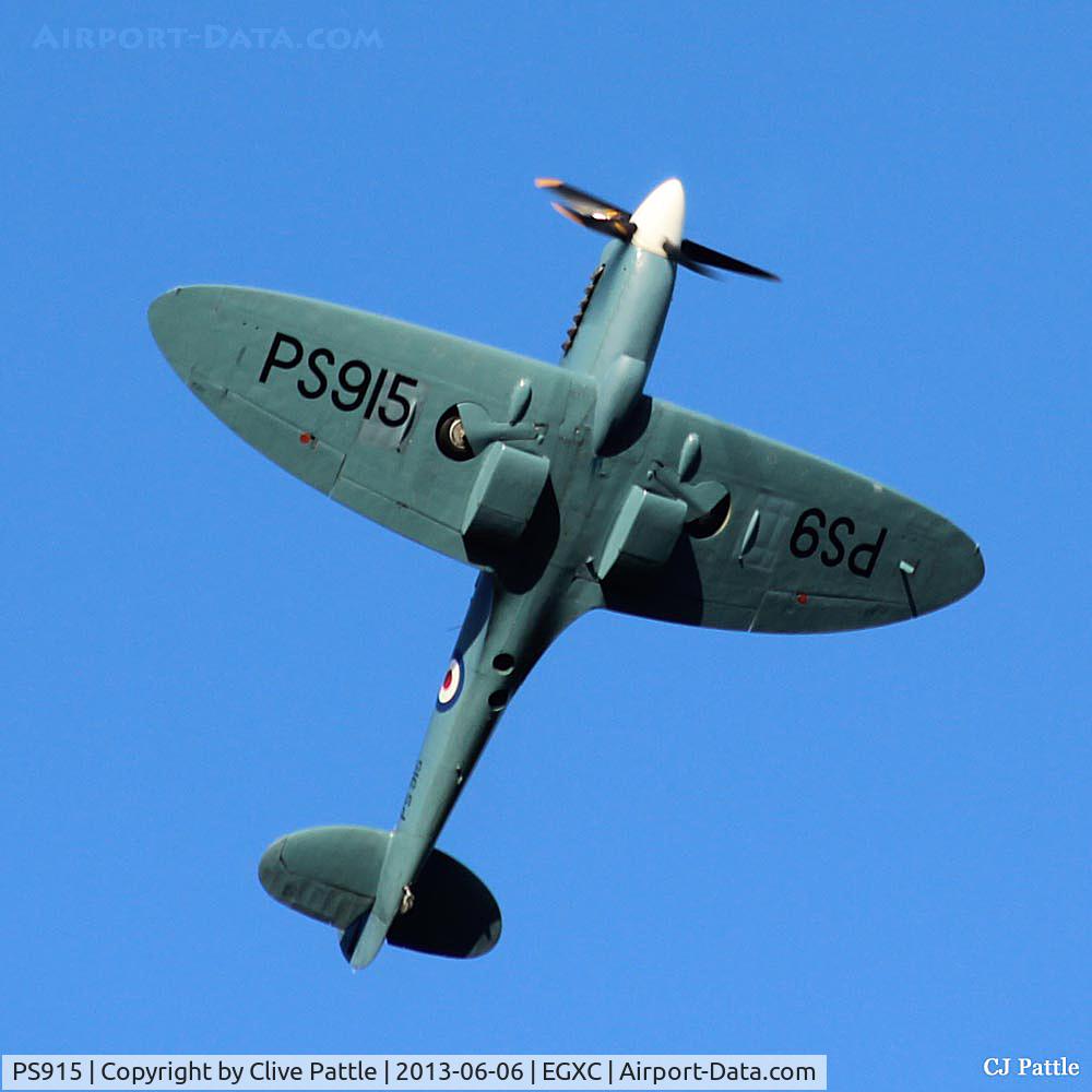 PS915, 1945 Supermarine 389 Spitfire PR.XIX C/N 6S/585121, Display rehearsal by the BBMF @ RAF Coningsby