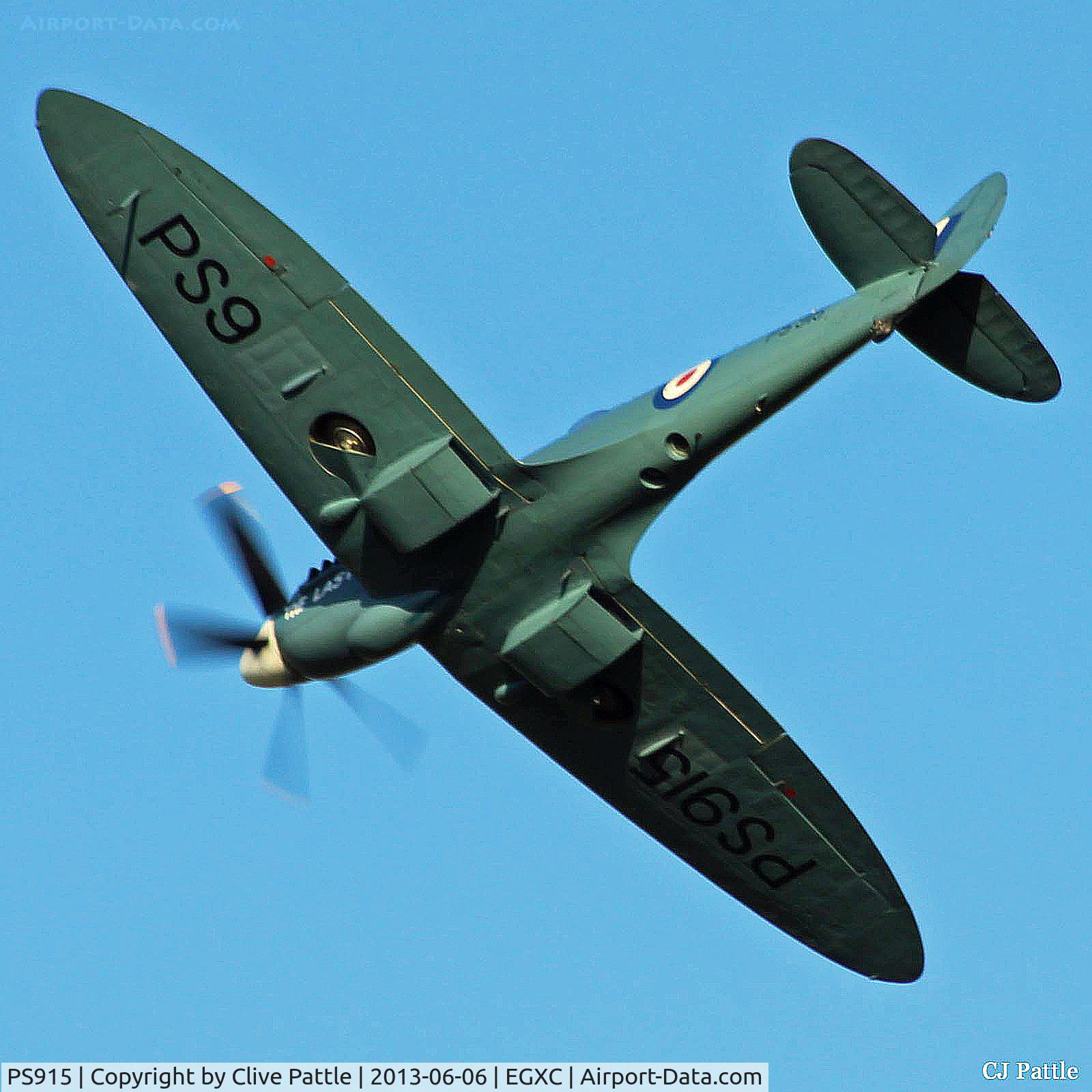 PS915, 1945 Supermarine 389 Spitfire PR.XIX C/N 6S/585121, Display rehearsal by the BBMF @ RAF Coningsby