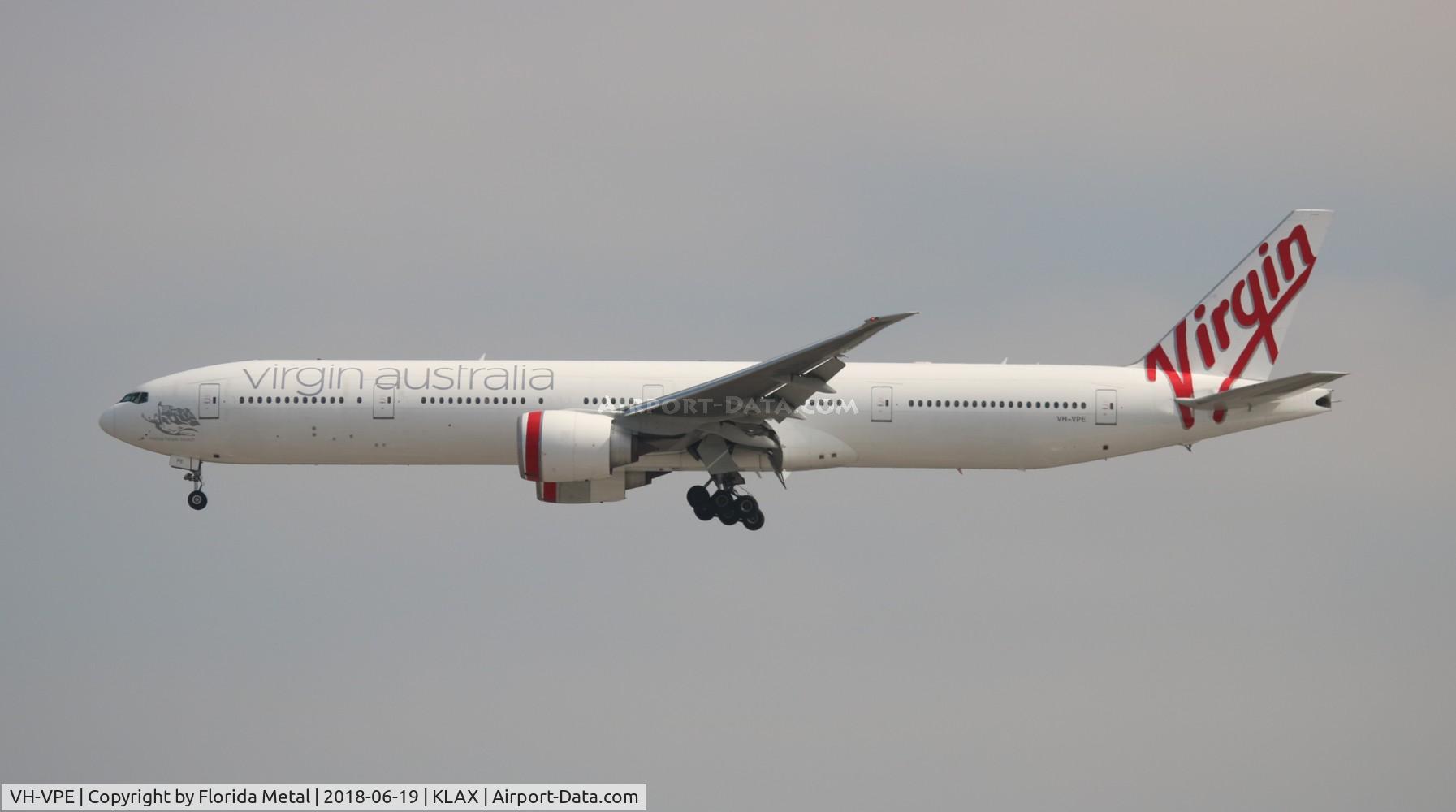 VH-VPE, 2009 Boeing 777-3ZG/ER C/N 37939, Virgin Australia