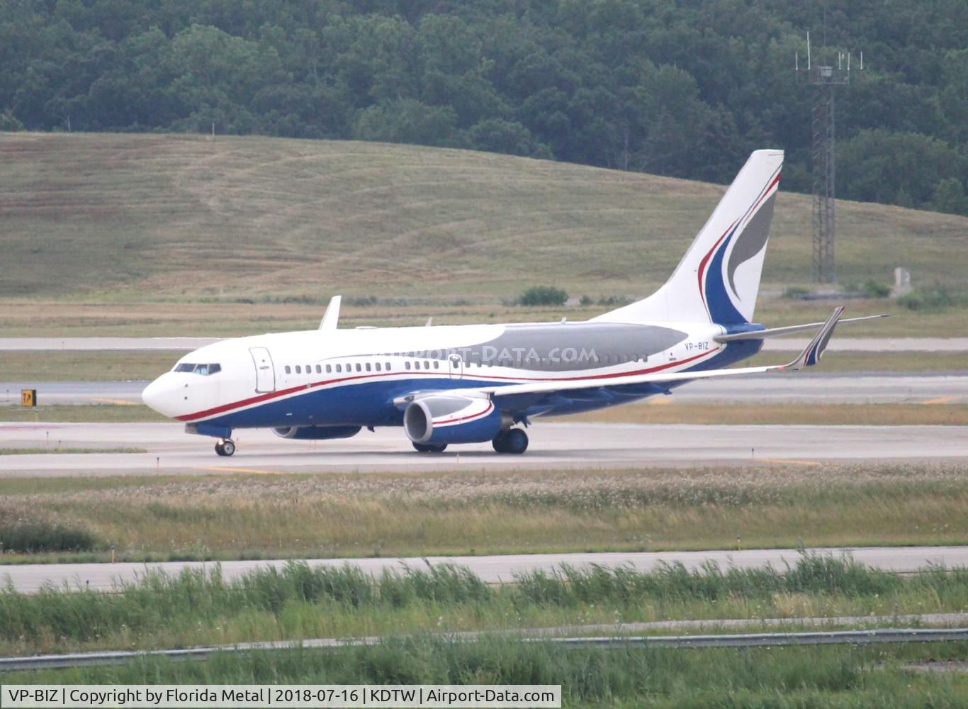 VP-BIZ, 2005 Boeing 737-7AU BBJ C/N 34477, Boeing BBJ