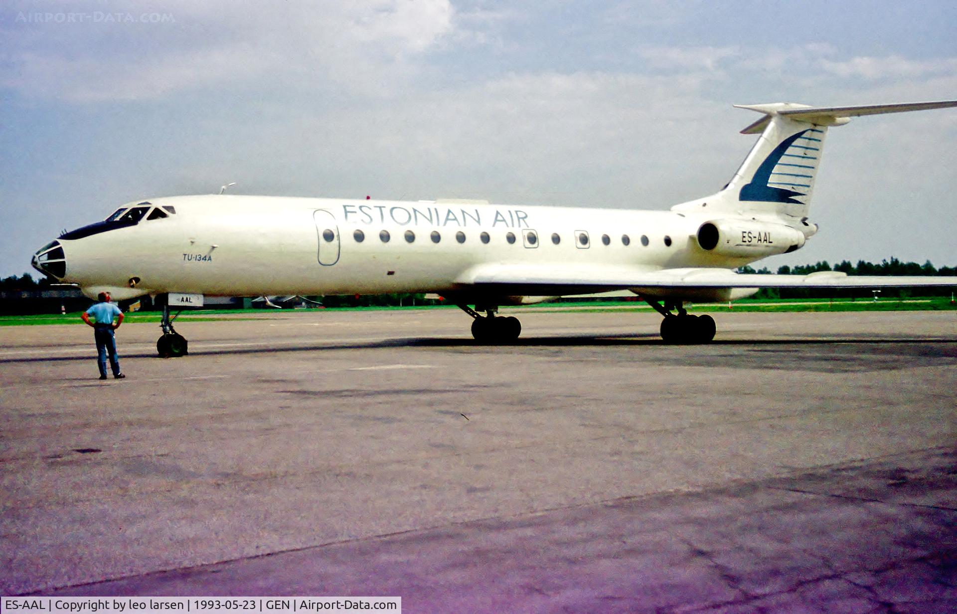 ES-AAL, 1979 Tupolev Tu-134A C/N 62350, Oslo Gardermoen 23.5.1993