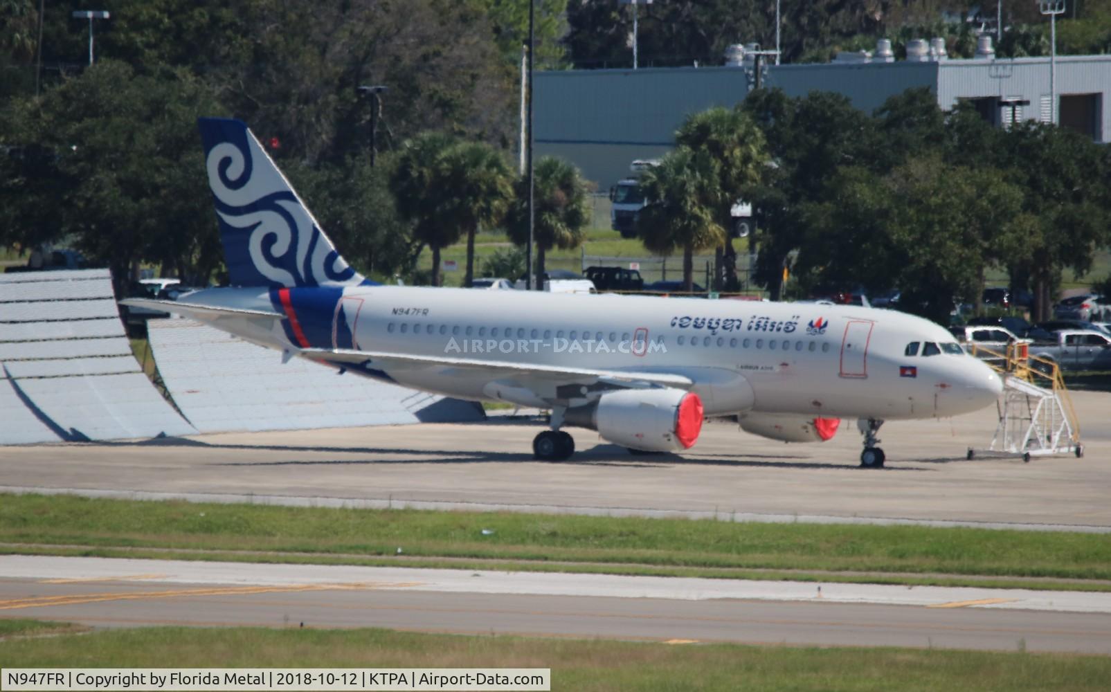 N947FR, 2006 Airbus A319-111 C/N 2806, Now with Cambodia Airways as XU-797