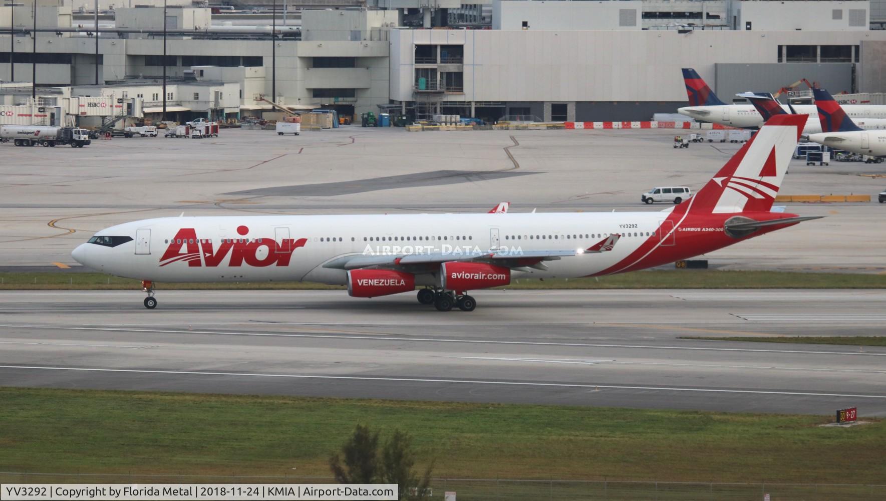 YV3292, 1997 Airbus A340-313 C/N 199, Avior Venezuela