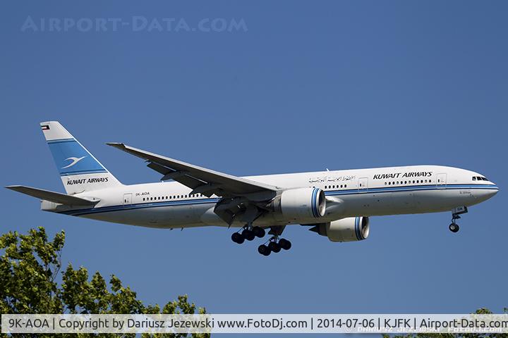 9K-AOA, 1998 Boeing 777-269/ER C/N 28743, Boeing 777-269/ER - Kuwait Airways  C/N 28743, 9K-AOA