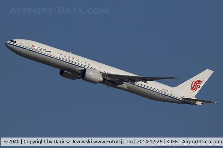 B-2040, 2013 Boeing 777-39L/ER C/N 38680, Boeing 777-39L/ER - Air China  C/N 38680, B-2040