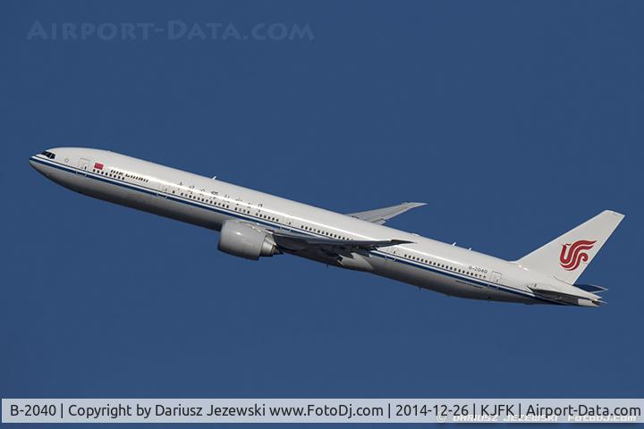 B-2040, 2013 Boeing 777-39L/ER C/N 38680, Boeing 777-39L/ER - Air China  C/N 38680, B-2040