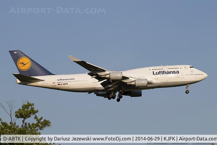 D-ABTK, 2001 Boeing 747-430 C/N 29871, Boeing 747-430 - Lufthansa  C/N 29871, D-ABTK