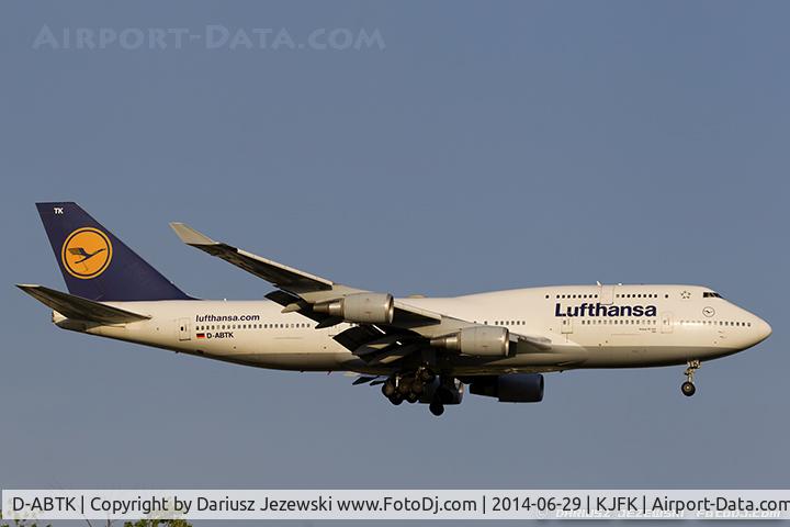 D-ABTK, 2001 Boeing 747-430 C/N 29871, Boeing 747-430 - Lufthansa  C/N 29871, D-ABTK