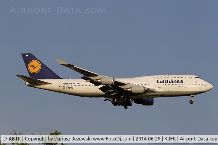 D-ABTK, 2001 Boeing 747-430 C/N 29871, Boeing 747-430 - Lufthansa  C/N 29871, D-ABTK