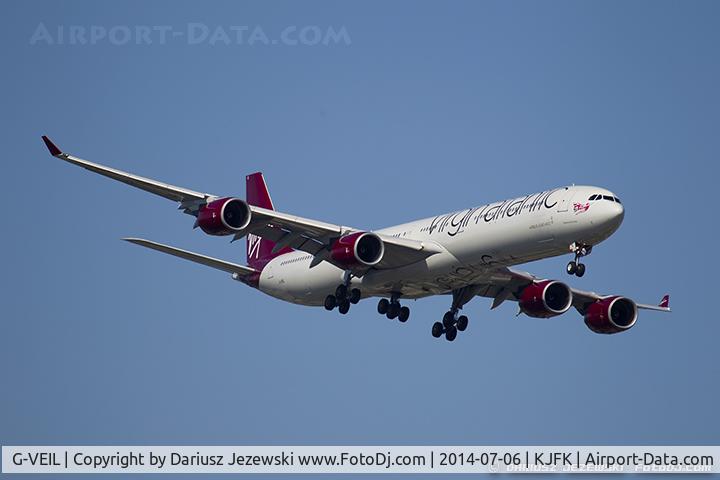 G-VEIL, 2004 Airbus A340-642 C/N 575, Airbus A340-642 - Virgin Atlantic Airways  C/N 575, G-VEIL
