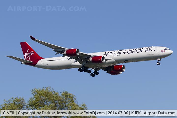 G-VEIL, 2004 Airbus A340-642 C/N 575, Airbus A340-642 - Virgin Atlantic Airways  C/N 575, G-VEIL