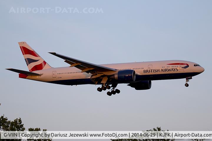 G-VIIN, 1998 Boeing 777-236 C/N 29319, Boeing 777-236/ER - British Airways  C/N 29319, G-VIIN