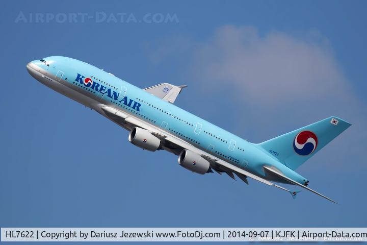 HL7622, 2013 Airbus A380-861 C/N 128, Airbus A380-861 - Korean Air  C/N 128, HL7622
