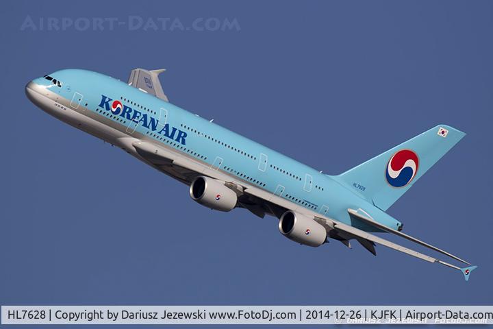 HL7628, 2014 Airbus A380-861 C/N 156, Airbus A380-861 - Korean Air  C/N 156, HL7628