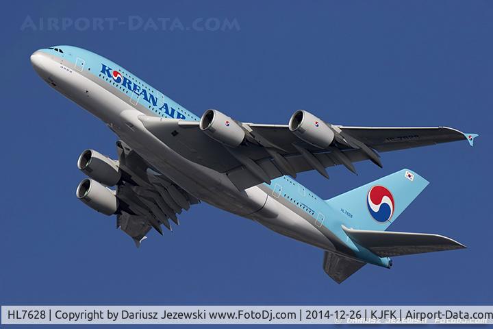 HL7628, 2014 Airbus A380-861 C/N 156, Airbus A380-861 - Korean Air  C/N 156, HL7628
