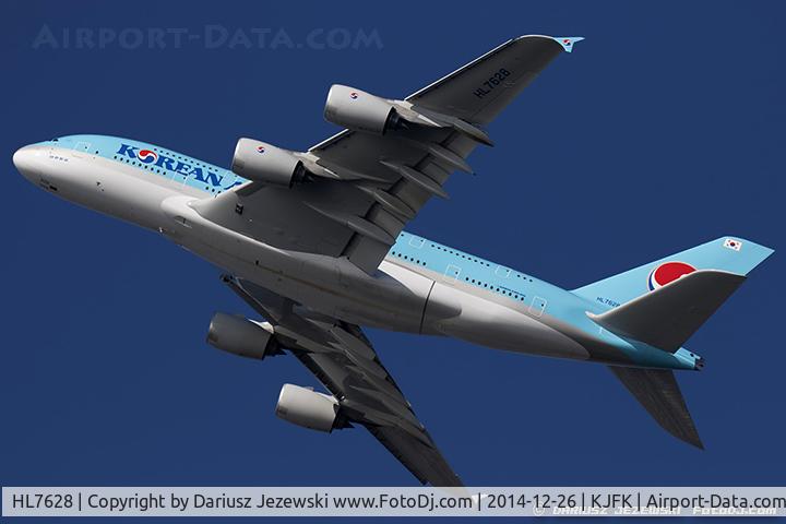 HL7628, 2014 Airbus A380-861 C/N 156, Airbus A380-861 - Korean Air  C/N 156, HL7628
