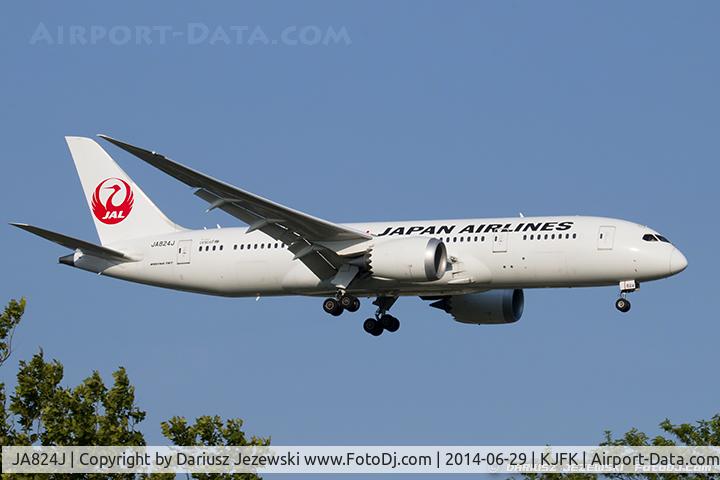 JA824J, 2011 Boeing 787-846 Dreamliner C/N 34834, Boeing 787-8 Dreamliner - Japan Airlines - JAL  C/N 34834, JA824J