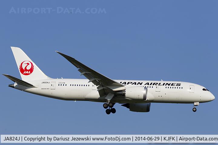 JA824J, 2011 Boeing 787-846 Dreamliner C/N 34834, Boeing 787-8 Dreamliner - Japan Airlines - JAL  C/N 34834, JA824J