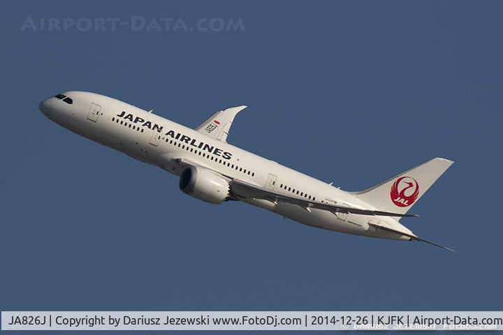 JA826J, 2012 Boeing 787-8 Dreamliner C/N 34836, Boeing 787-8 Dreamliner - Japan Airlines - JAL  C/N 34836, JA826J