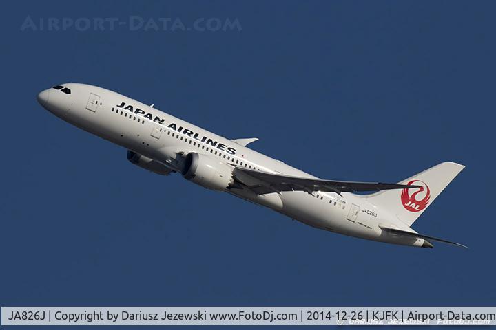 JA826J, 2012 Boeing 787-8 Dreamliner C/N 34836, Boeing 787-8 Dreamliner - Japan Airlines - JAL  C/N 34836, JA826J