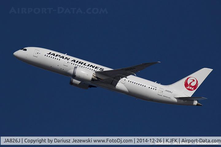 JA826J, 2012 Boeing 787-8 Dreamliner C/N 34836, Boeing 787-8 Dreamliner - Japan Airlines - JAL  C/N 34836, JA826J