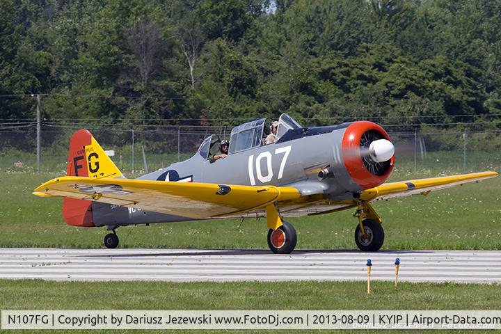 N107FG, 1944 North American AT-6D Texan C/N 121-41580, North American AT-6D Texan 