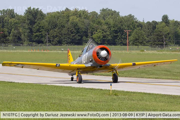 N107FG, 1944 North American AT-6D Texan C/N 121-41580, North American AT-6D Texan 