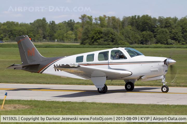 N1592L, 1976 Beech A36 Bonanza 36 C/N E-832, Beech A36 Bonanza 36  C/N E-832, N1592L