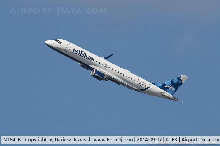 N184JB, 2005 Embraer 190AR (ERJ-190-100IGW) C/N 19000008, Embraer 190AR (ERJ-190-100IGW) 
