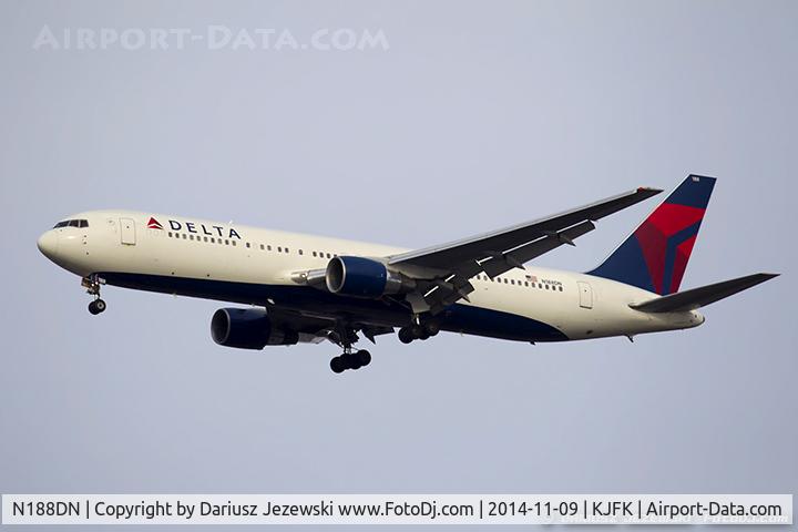 N188DN, 1996 Boeing 767-332 C/N 27583, Boeing 767-332/ER - Delta Air Lines  C/N 27583, N188DN