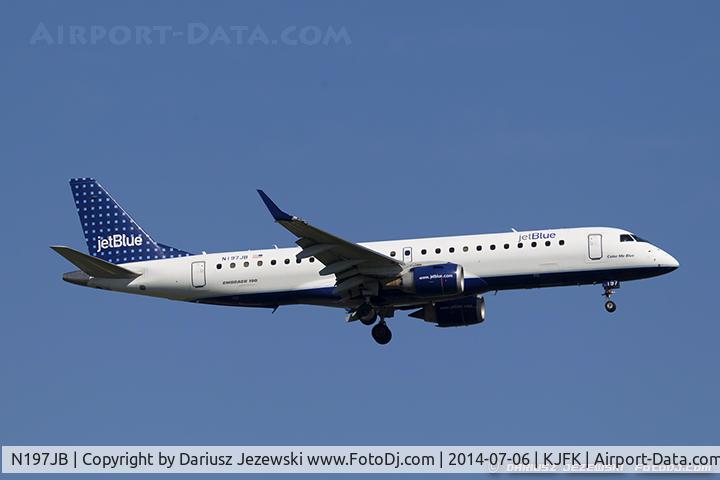 N197JB, 2006 Embraer 190AR (ERJ-190-100IGW) C/N 19000020, Embraer 190AR (ERJ-190-100IGW) 