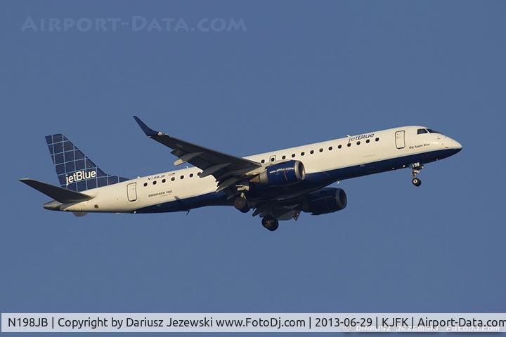 N198JB, 2006 Embraer 190AR (ERJ-190-100IGW) C/N 19000021, Embraer 190AR (ERJ-190-100IGW) 