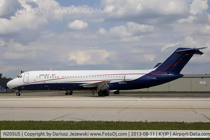 N205US, 1976 McDonnell Douglas DC-9-32F C/N 47690, McDonnell Douglas DC-9-32CF - USA Jet Airlines  C/N 47690, N205US