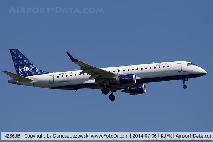 N236JB, 2006 Embraer 190AR (ERJ-190-100IGW) C/N 19000035, Embraer 190AR (ERJ-190-100IGW) 