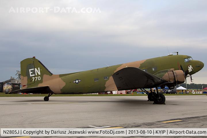 N2805J, 1944 Douglas DC3C-R-1830-90C C/N 20835, Douglas DC-3C-R-1830-90C 