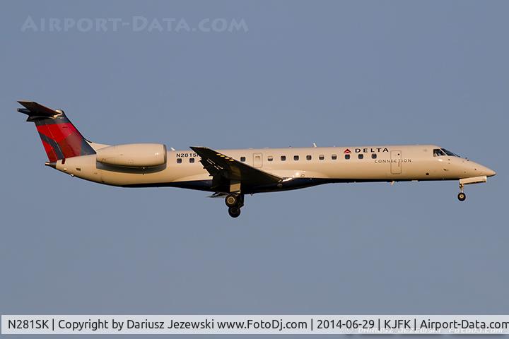N281SK, 2001 Embraer ERJ-145LR (EMB-145LR) C/N 145391, Embraer ERJ-145LR (EMB-145LR) - Delta Connection (Shuttle America)   C/N 145391, N281SK
