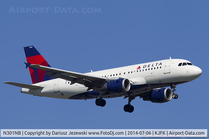 N301NB, 1999 Airbus A319-114 C/N 1058, Airbus A319-114 - Delta Air Lines  C/N 1058, N301NB