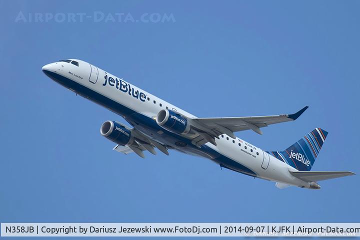 N358JB, 2013 Embraer 190AR (ERJ-190-100IGW) C/N 19000618, Embraer 190AR (ERJ-190-100IGW) 