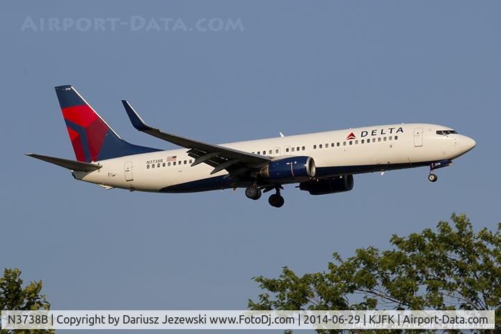 N3738B, 2000 Boeing 737-832 C/N 30382, Boeing 737-832 - Delta Air Lines  C/N 30382, N3738B