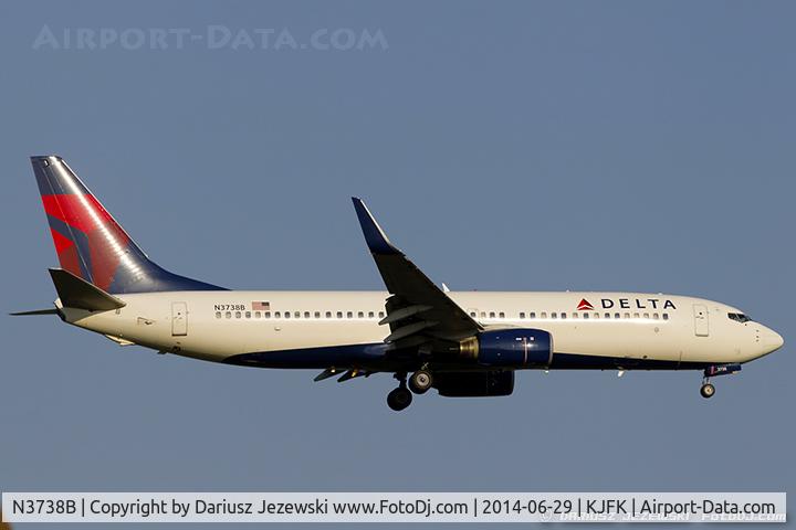 N3738B, 2000 Boeing 737-832 C/N 30382, Boeing 737-832 - Delta Air Lines  C/N 30382, N3738B