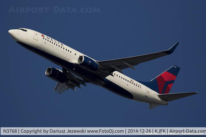 N3768, 2002 Boeing 737-832 C/N 29630, Boeing 737-832 - Delta Air Lines  C/N 29630, N3768
