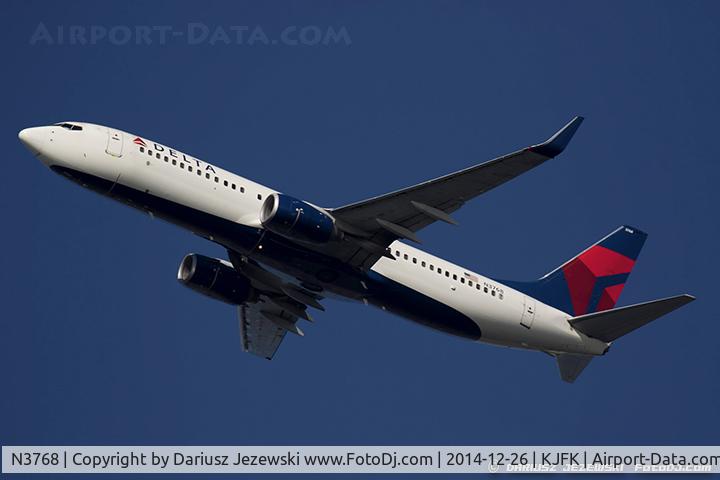 N3768, 2002 Boeing 737-832 C/N 29630, Boeing 737-832 - Delta Air Lines  C/N 29630, N3768