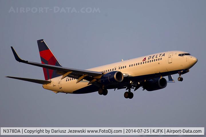 N378DA, 1999 Boeing 737-832 C/N 30265, Boeing 737-832 - Delta Air Lines  C/N 30265, N378DA