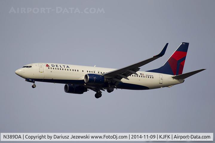 N389DA, 2000 Boeing 737-832 C/N 30376, Boeing 737-832 - Delta Air Lines  C/N 30376, N389DA